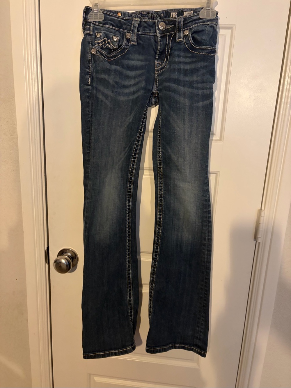 Miss Me Dark Blue Flare Jeans
